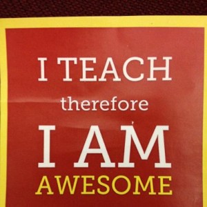 I had to take a picture of this sticker I saw. Love!