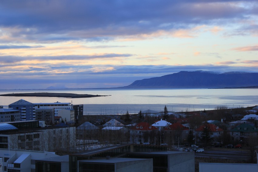 This was the view from our hotel room around midnight. The sun set at 10:15 pm, and it got “dark” from about 12:30 am to 4:30 am while we were there.