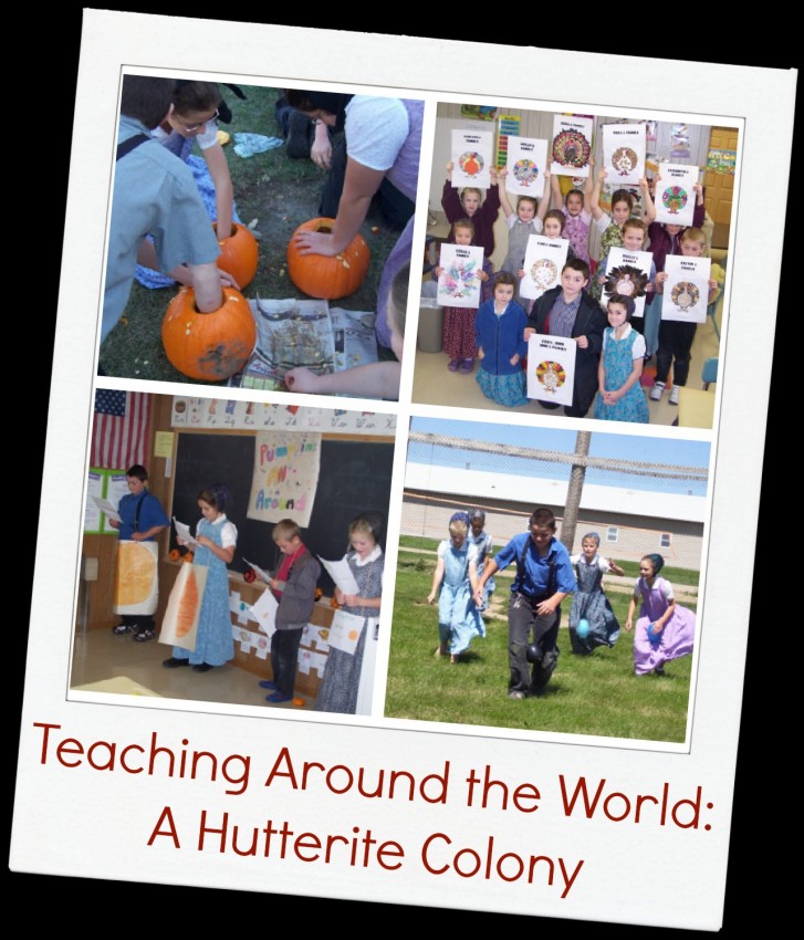 A note about the images in this post: Photography is permitted by the Hutterites in the colony Heather taught at, although that is not the case in all colonies. Heather took these images for a scrapbook she put together for students and families in the colony, and had full permission from the students and their parents to take and share the images.