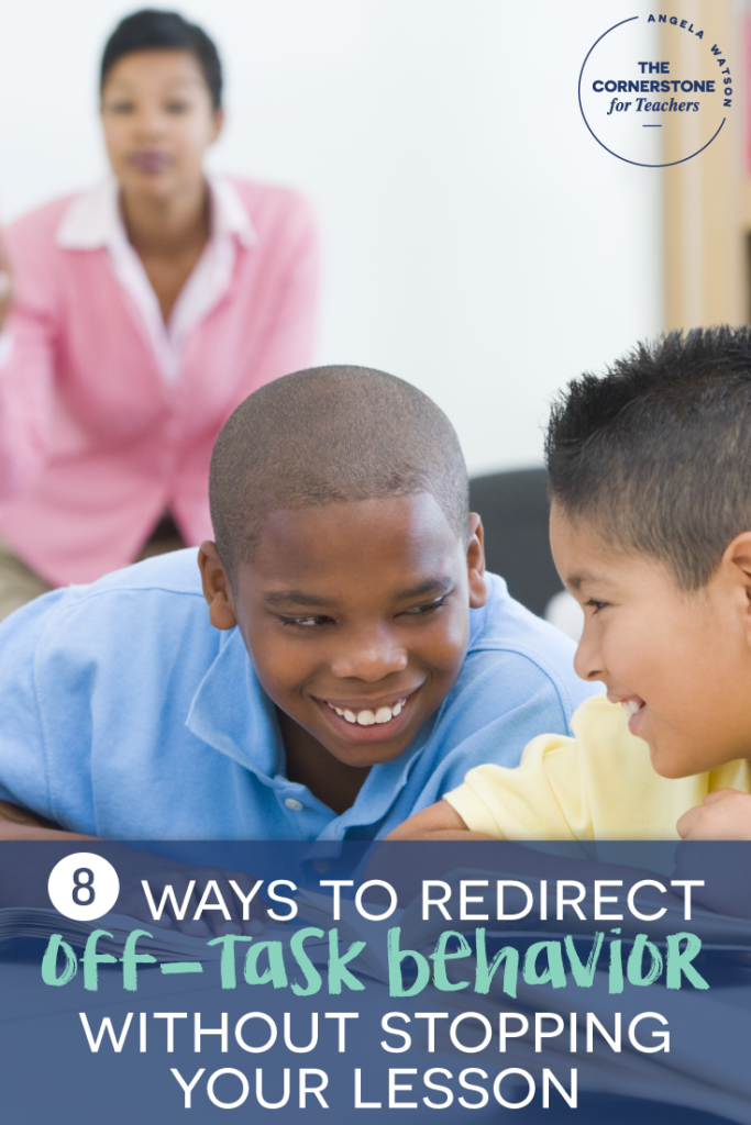 Truth For Teachers | 8 ways to redirect off-task behavior