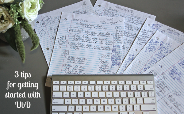 Understanding by Design de-mystified: how (and why) to get started now