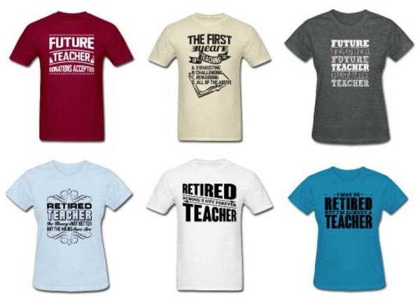 Teacher tees for the end of the school year and summer