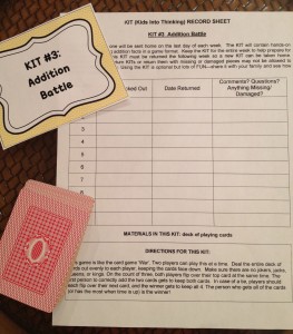 KIT #3 is a game I love playing whole-class; all you need is a few decks of cards.
