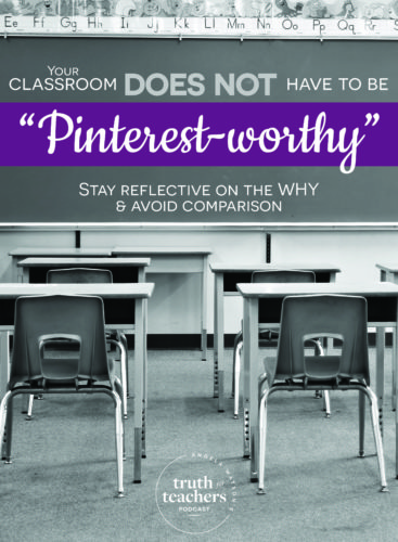 How to stop comparing yourself to other teachers