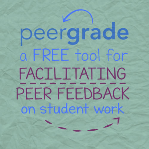 Peergrade: a free tool for facilitating peer feedback on student work