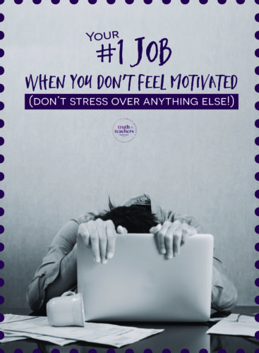 unmotivated teacher
