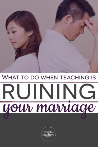 Being married to a teacher