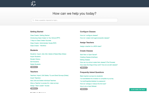 Class Creator: An easier, more effective way to determine student class placement